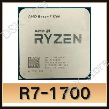 AMD Ryzen 7 1700 R7 1700 3,0 ГГц Восьмиядерный шестнадцатипоточный процессор 65 Вт YD1700BBM88AE Socket AM4