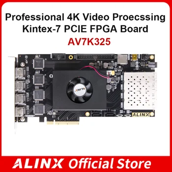 ALINX AV7K325 XILINX Kintex-7 Плата разработки HDMI SFP FPGA для обработки видеоизображений 4K PCIE Accelerator Card