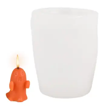 Силиконовая форма для отливки свечей Изготовление Формы для свечей Призрачной формы DIY Аксессуары Пищевая форма для изготовления свечей