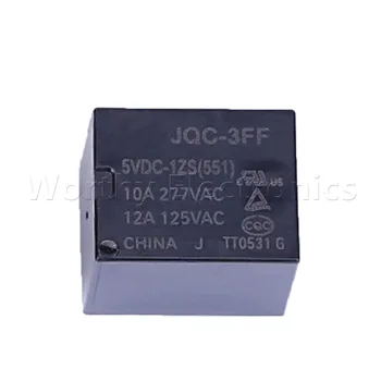 Бесплатная доставка 10 шт./лот реле 5VDC 10A 5PIN JQC-3FF/005-1ZS (551)