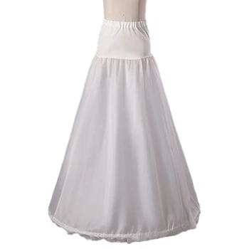 Эластичная нижняя юбка для свадебных платьев невесты с застежкой на нижнюю юбку из рыбьей кости