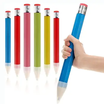 35-сантиметровый гигантский карандаш для художника, ученика, Большой деревянный карандаш с ластиком, канцелярские принадлежности, новинка, игрушка, Школьные канцелярские принадлежности, подарок