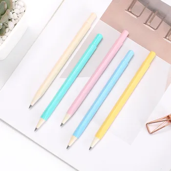 Карандаш карамельного цвета 0,5 / 0,7 мм, студенческий карандаш с треугольным стержнем, автоматический карандаш с сердечником, канцелярские принадлежности 131007