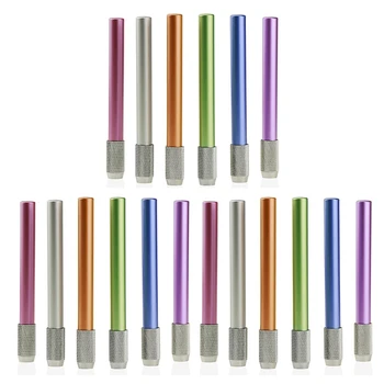 18ШТ Металлический цветной стержень с удлинителем для карандашей с одним концом, удлинитель для карандашей, гнездо для ручек, удлинитель для ручек, пенал для карандашей
