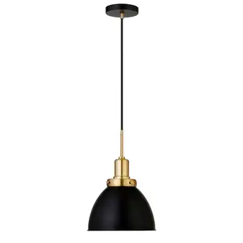 Подвесной светильник KitchenEvelyn&Zoe Современный потолочный подвесной светильник с 1 лампой, черный