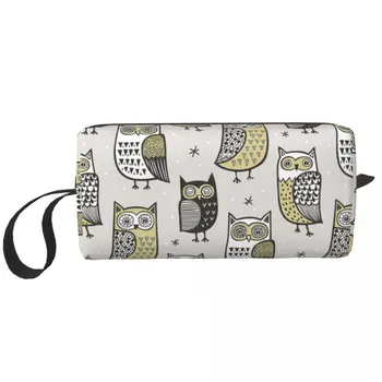 Портативные сумки Owls, косметички, футляр для путешествий, кемпинга, активного отдыха, сумка для туалетных принадлежностей и украшений