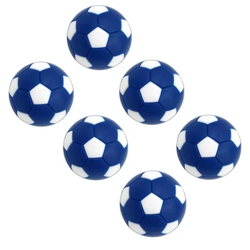 2/3 6шт 32 мм настольный футбол Мячи для настольного футбола Fussball Замена синего цвета