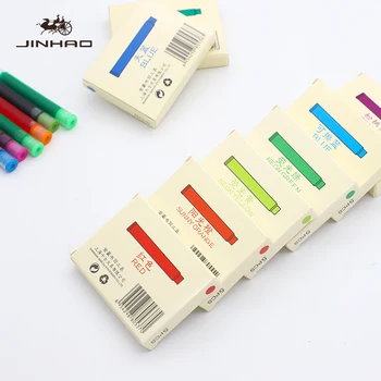 30 ШТ Картриджей с чернилами Jinhao Classic 2,6 мм для заправки перьевых ручек Jinhao Duke Baoer Fuliwen Multicolor на выбор