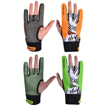 1 Пара компрессионных перчаток, велосипедные перчатки для мужчин, перчатки для обертывания запястий для боулинга, перчатки для захвата боулинга, перчатки для крепления запястий для боулинга