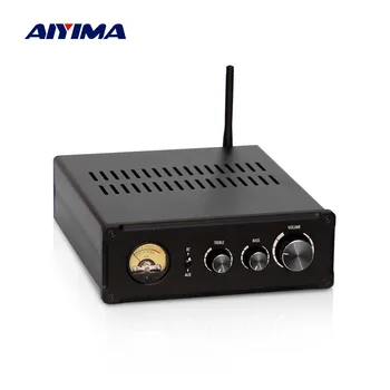 AIYIMA Audio TPA3255 QCC3034 Bluetooth 5,0 Усилитель Класса D Цифровой 300Wx2 Стерео Усилитель Мощности С Поддержкой APTX-HD С VU-Метром