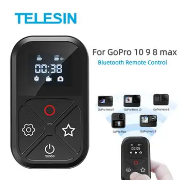 TELESIN T10 80M Wifi Bluetooth Пульт дистанционного управления с экранным дисплеем, набор сочетаний клавиш для GoPro Hero 10 9 8 Session GoPro Max