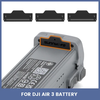 Силиконовая пылезащитная заглушка аккумулятора для AIR 3, защитная крышка батарейного отсека, разъем для зарядки, пылезащитная заглушка для аксессуаров дронов DJI AIR 3